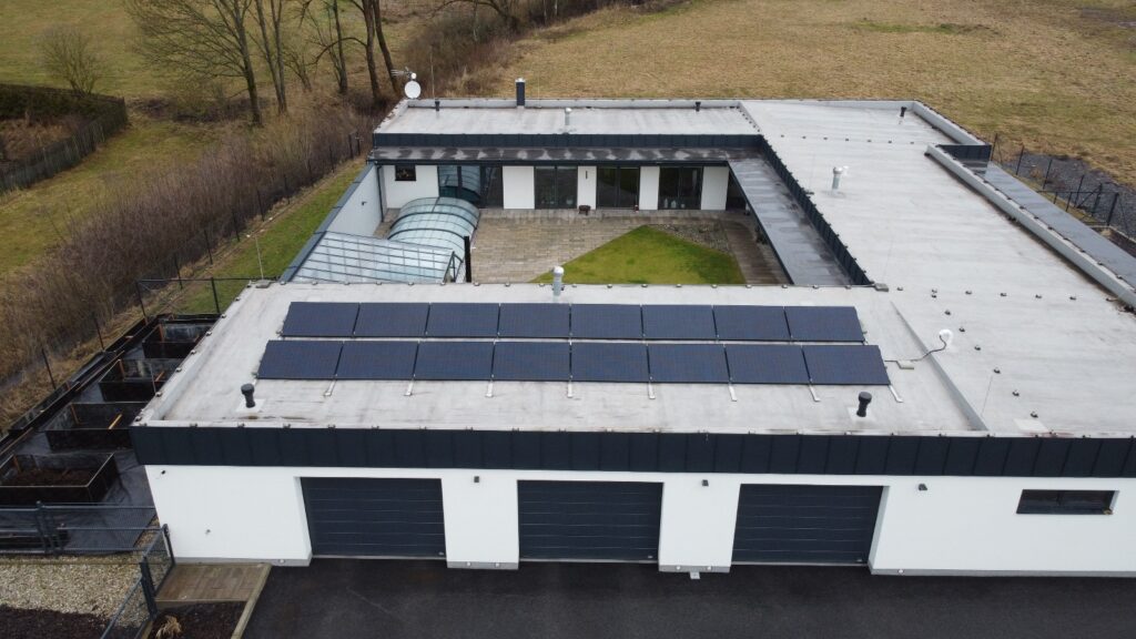 Plochá PVC střecha