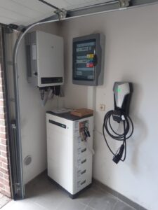 Technologie Goodwe 15 kW, baterie 16.35 kW, wallbox GW 11 kW